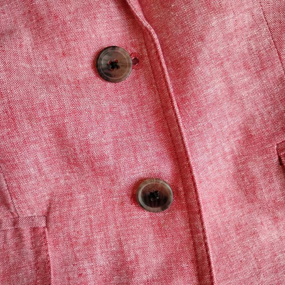 J Crew Blazer 00 Schoolboy Linen Blend Two Button Office‎ Preppy Work Corp - Picture 4 of 16